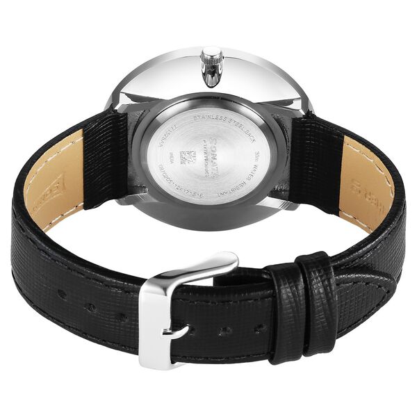 Sonata Ascent Quartz Analog Blue Dial Leather Strap Watch For Men - image number 3