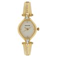Sonata Quartz Analog Champagne Dial Stainless Steel Strap Watch for Women