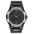 SF Quartz Analog Black Dial Plastic Strap Watch for Men - image number 0