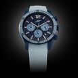 SF Genesis Bold Chronograph Watch for Men with Light Blue Strap - image number 0