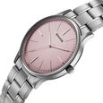 Sonata Aspire Quartz Analog Pink Dial Stainless Steel Strap Watch For Men - image number 2