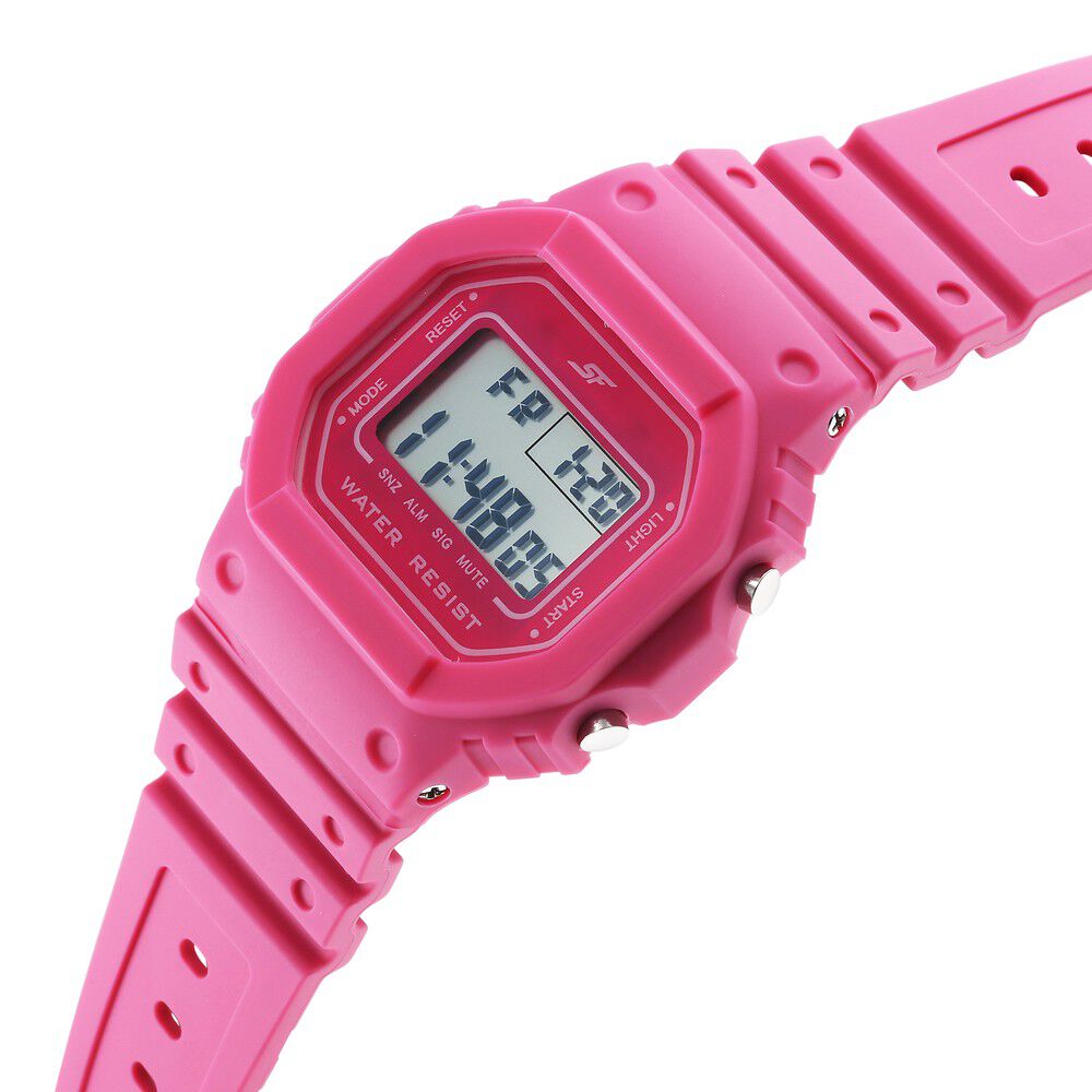 Buy Online SF Hexa Digital Dial Women Watch With Polyurethane