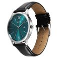 Sonata Aspire Quartz Analog with Date Green Dial Leather Strap Watch For Men - image number 1