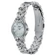 Poze Poze Quartz Analog White Dial Silver Metal Strap Watch For Women - image number 4