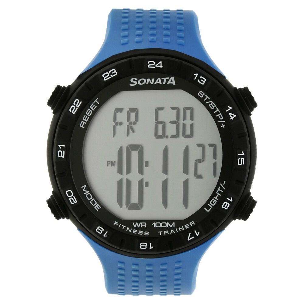 SF Digital Dial Plastic Strap Watch for Men