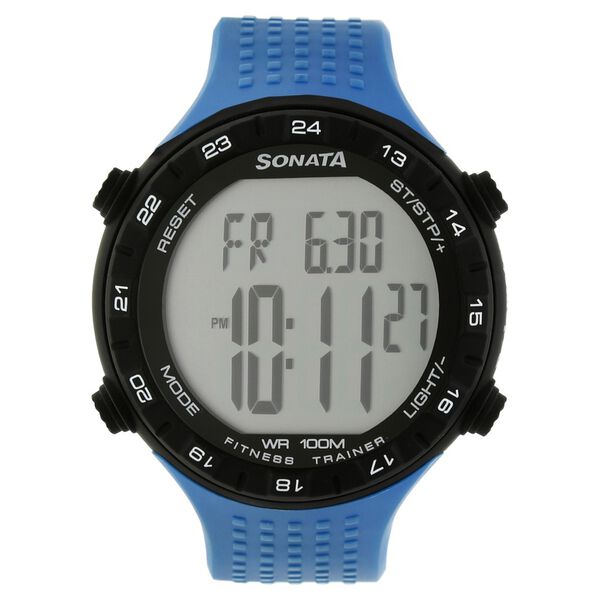 SF Digital Dial Plastic Strap Watch for Men - image number 0