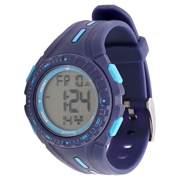 SF Digital Dial Plastic Strap Women Watch - image number 1