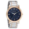 Sonata Quartz Analog Blue Dial Leather Strap Watch for Men