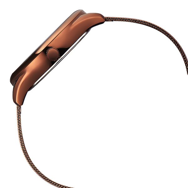 Poze by Sonata Quartz Analog Brown Dial Stainless Steel Strap Watch for Men - image number 3