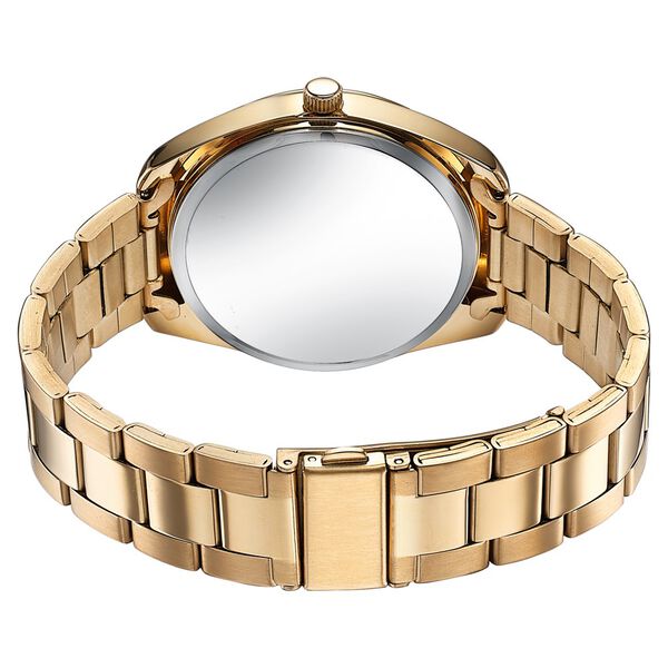 Sonata Poze Quartz Analog Two Toned Dial Golden Colour Stainless Steel Strap Watch For Men - image number 6