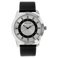 Sonata Quartz Analog Silver Dial Leather Strap Watch for Men - image number 0