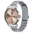 Poze By Sonata Quartz Analog Taupe Dial Silver Stainless Steel Strap Watch For Men - image number 4