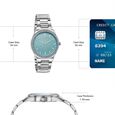 Sonata Jashn Quartz Analog Blue Dial Silver Metal Strap Watch For Women - image number 3