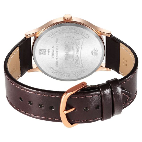 Sonata Quartz Analog Silver Dial Watch for Men - image number 3