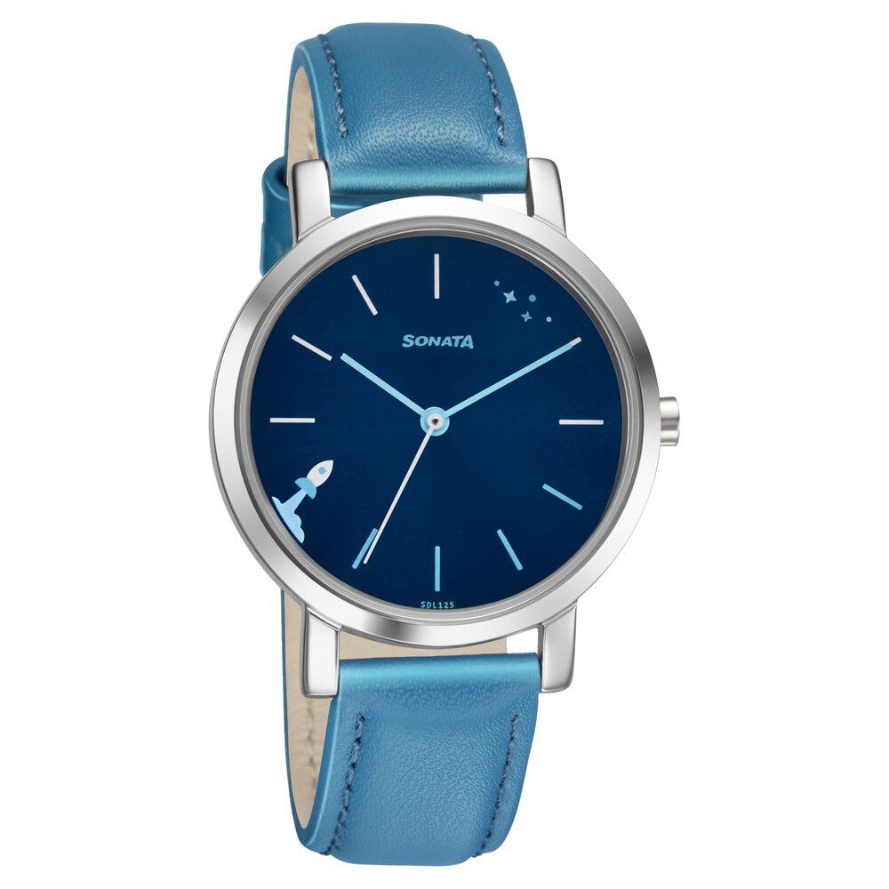 Ladies watch blue new arrivals colour