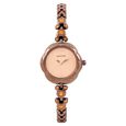 Sonata Quartz Analog Black Dial Metal Strap Watch for Women