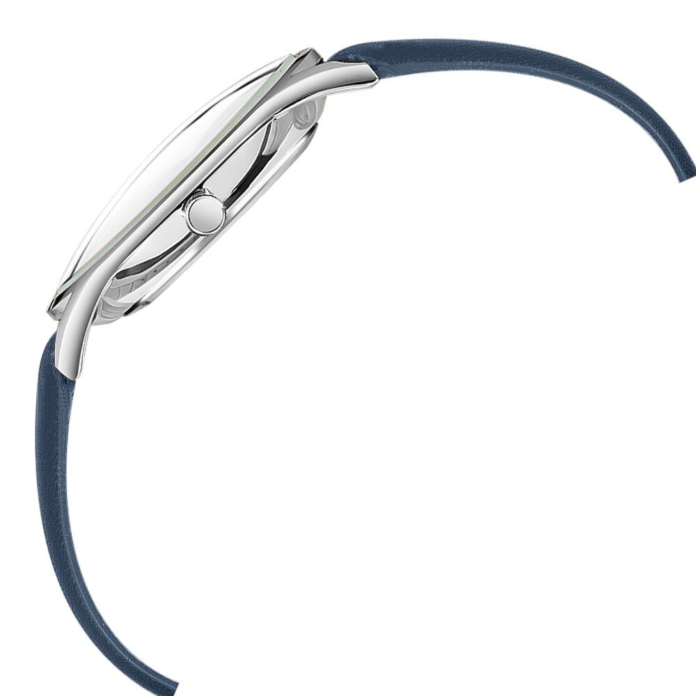 Buy Online Poze by Sonata Quartz Analog Blue Dial PU Leather Strap