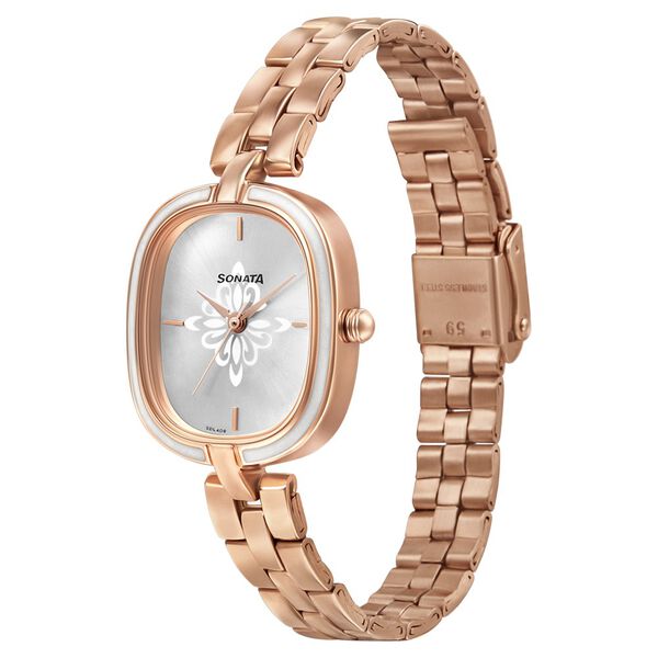 Sonata Wedding Silver Dial Women Watch With Stainless Steel Strap - image number 1