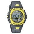 SF Digital Dial Black PU Strap Watch for Men