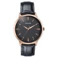Sonata Jashn Quartz Analog Black Dial Black Leather Strap Watch For Men - image number 0