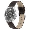 Sonata Quartz Analog Grey Dial Leather Strap Watch for Men - image number 1