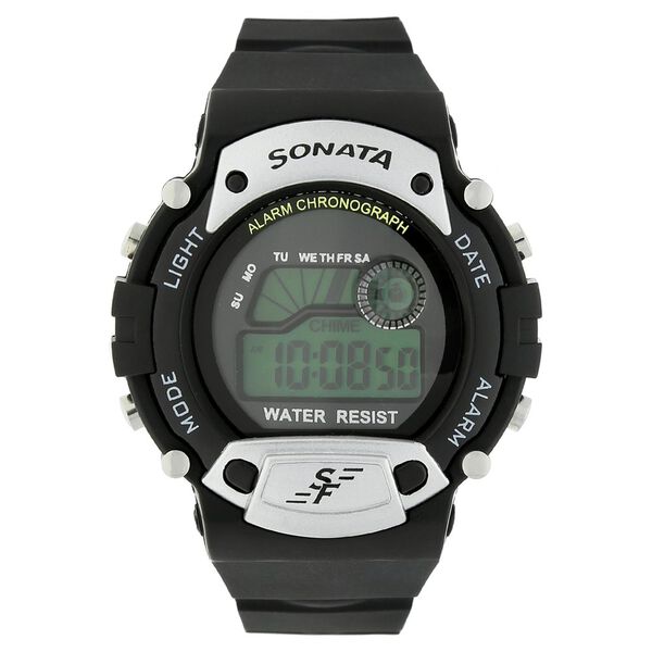 SF Digital Dial Plastic Strap Watch for Men - image number 0