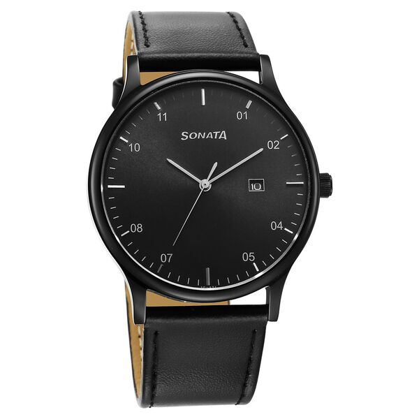Sonata Quartz Analog with Date Grey Dial Watch for Men - image number 0