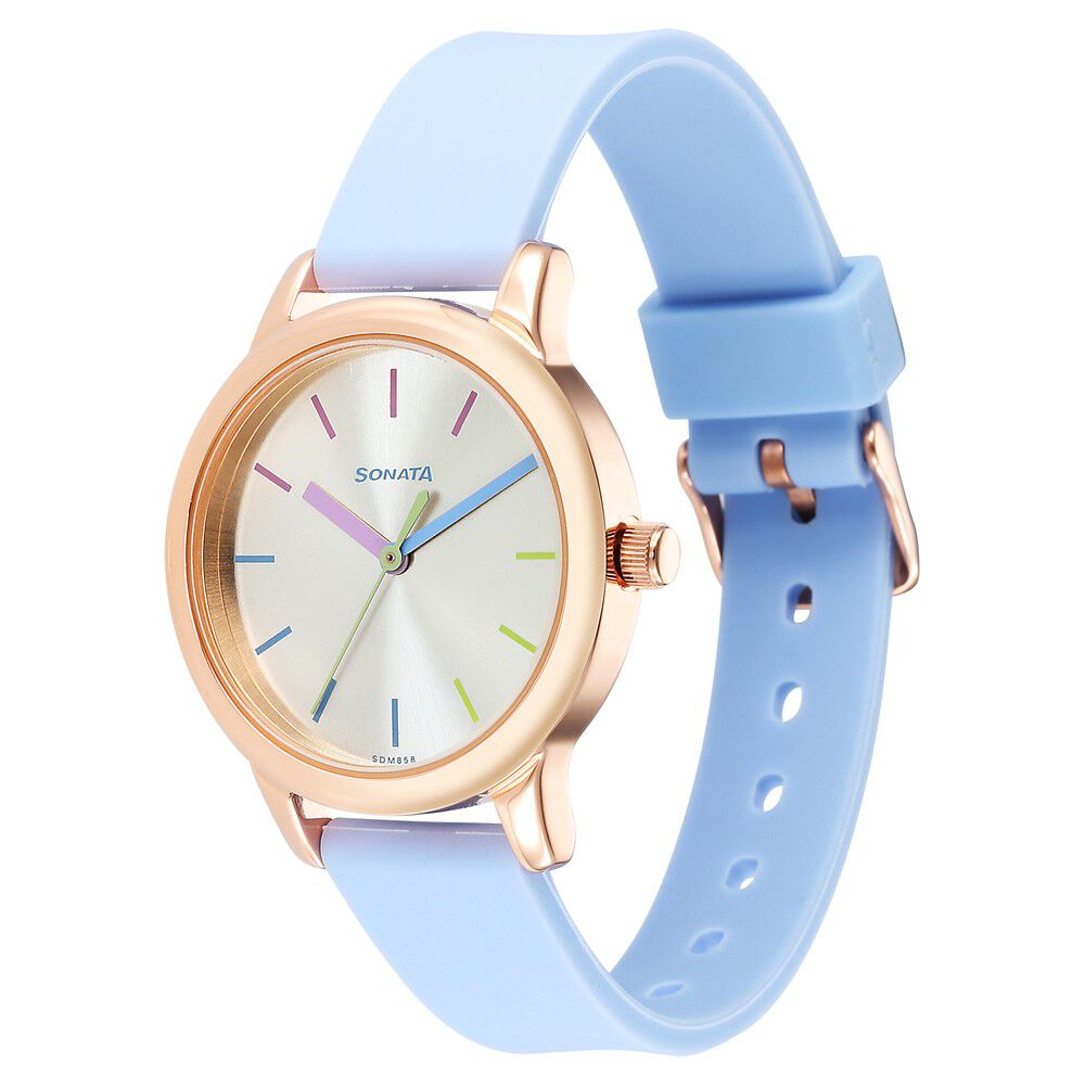 White plastic cheap watches for ladies