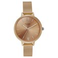 Sonata Poze Quartz Analog Beige Dial Mesh Strap Watch for Women - image number 1