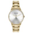Sonata Quartz Analog Silver Dial Golden Stainless Steel Strap Watch For Men - image number 1