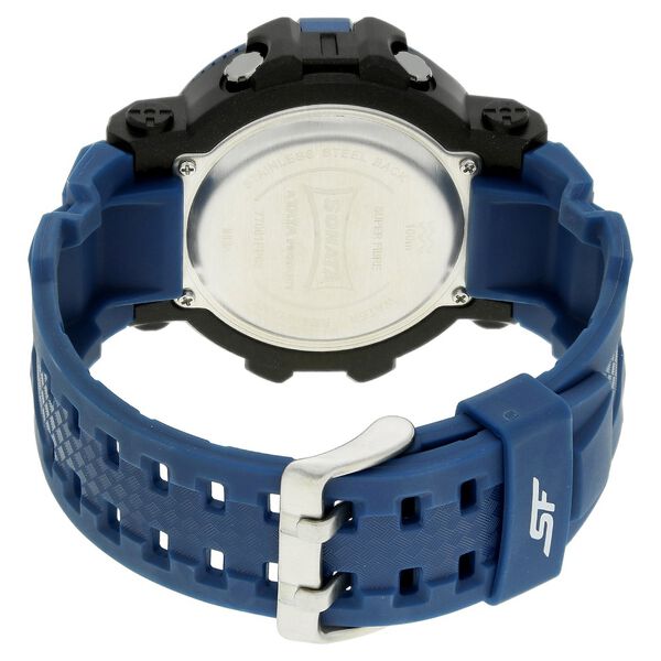 SF Digital Dial Plastic Strap Watch for Men - image number 3