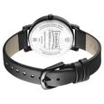 Sonata Play Black Dial Women Watch With Leather Strap - image number 3