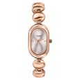 Poze By Sonata Quartz Analog Pink Dial Rose Gold Metal Strap Watch For Women - image number 1