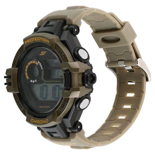 SF Digital Dial Plastic Strap Watch for Men - image number 1