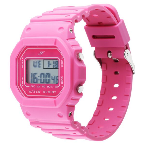 SF Hexa Digital Dial Women Watch With Polyurethane Strap - image number 1