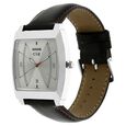 Sonata Quartz Analog with Day and Date Silver Dial Leather Strap Watch for Men - image number 1