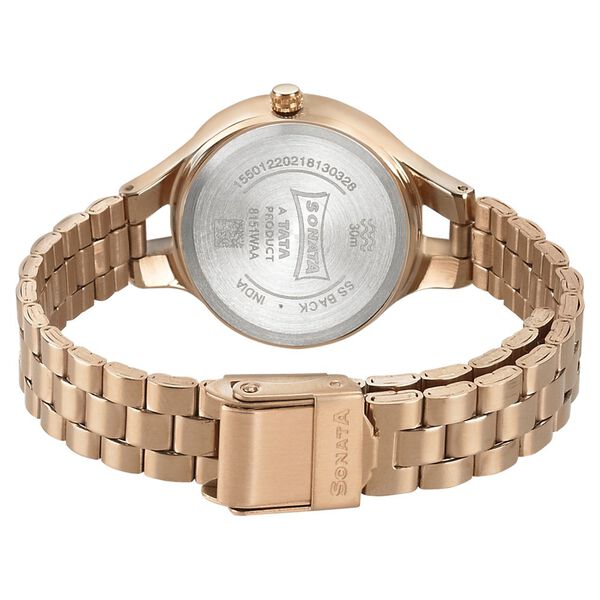 Sonata Blush Silver Dial Women Watch With Stainless Steel Strap - image number 3