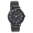 Sonata Quartz Analog Black Dial Black Stainless Steel Strap Watch For Women - image number 2