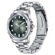 Poze By Sonata Quartz Analog Green Dial Silver Metal Strap Watch For Men - image number 4