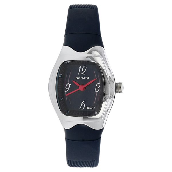 SF Quartz Analog Blue Dial Plastic Strap Watch for Women - image number 0