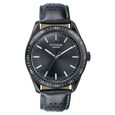 Sonata Poze Quartz Analog Black Dial Black Colour Leather Strap Watch For Men - image number 2