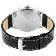 Sonata Force Quartz Analog Silver Dial Leather Strap Watch for Men - image number 3
