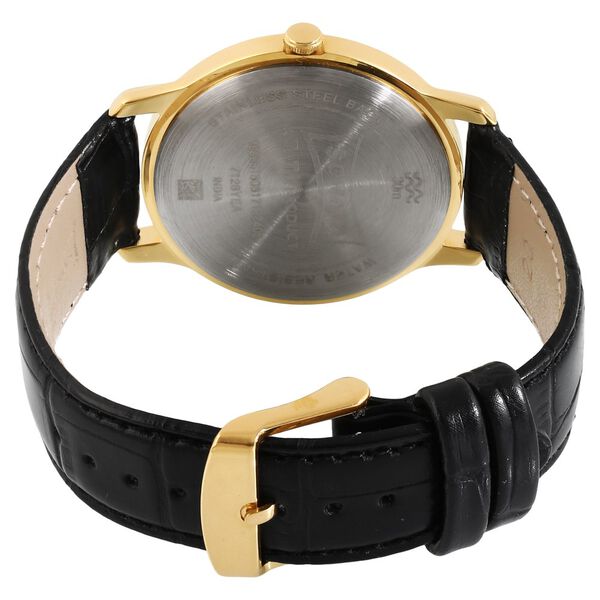 Sonata Quartz Analog Silver Dial Leather Strap Watch for Men - image number 3