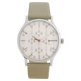 Sonata Knot White Dial Leather Strap Watch for Men - image number 1