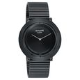 Sonata Sleek Black Dial Black-Tone Metal Bracelet Watch - image number 1