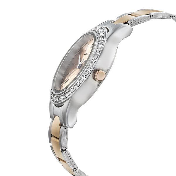 Sonata Blush Rose Gold Dial Women Watch With Stainless Steel Strap - image number 2