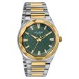 Poze Poze Quartz Analog Green Dial Two Toned Metal Strap Watch For Men - image number 2