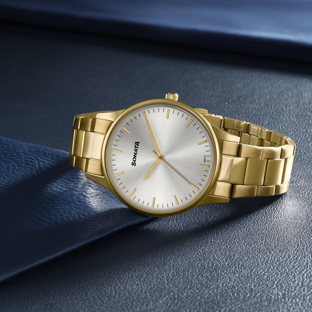 Sonata gold watches for mens new arrivals