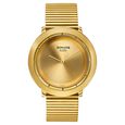 Sonata Sleek Champagne Dial Gold-Tone Metal Bracelet Watch - image number 0