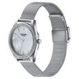 Sonata Poze Quartz Analog Mother of Pearl Dial Silver Color Stainless Steel Strap Watch For Women - image number 3